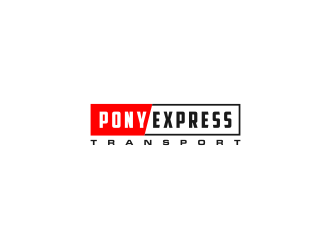 Pony Express Transport  logo design by bricton