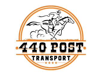 Pony Express Transport  logo design by dasigns