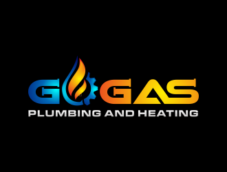 Go Gas plumbing and heating logo design by hidro