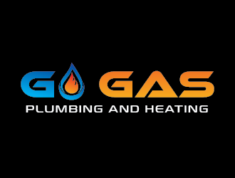 Go Gas plumbing and heating logo design by stayhumble