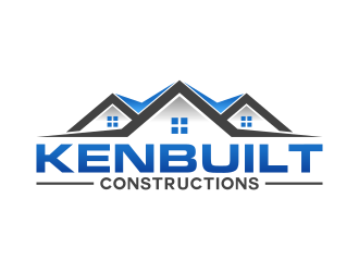 Kenbuilt Constructions logo design by Dakon