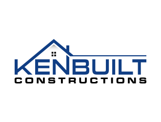 Kenbuilt Constructions logo design by lexipej