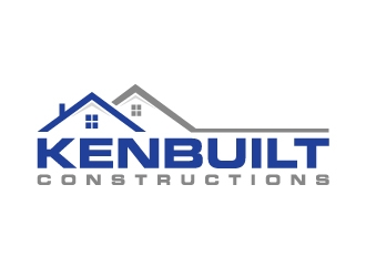 Kenbuilt Constructions logo design by labo