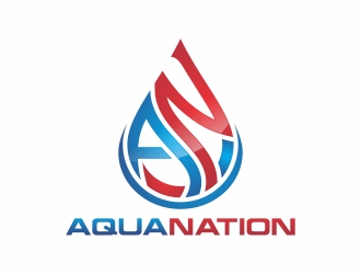 Aqua Nation  logo design by rokenrol