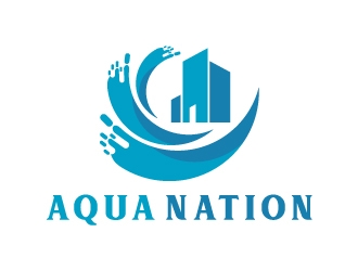 Aqua Nation  logo design by yans