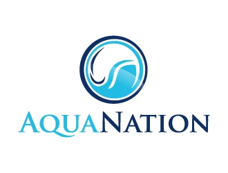 Aqua Nation  logo design by akilis13