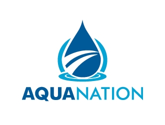 Aqua Nation  logo design by akilis13