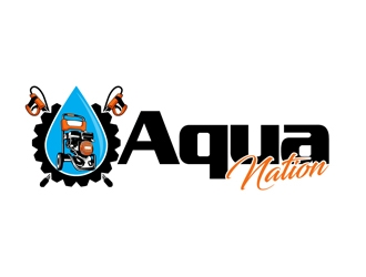 Aqua Nation  logo design by DreamLogoDesign
