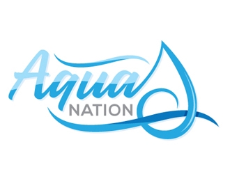 Aqua Nation  logo design by logoguy