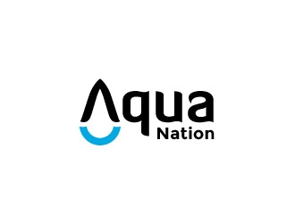 Aqua Nation  logo design by graphica