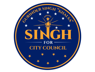 Singh for City Council logo design by schiena