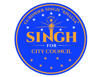 Singh for City Council logo design by schiena