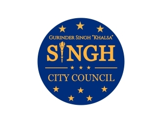 Singh for City Council logo design by lif48