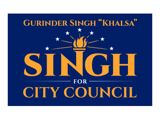 Singh for City Council logo design by schiena