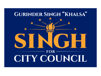 Singh for City Council logo design by schiena
