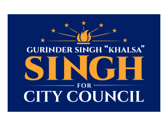 Singh for City Council logo design by schiena