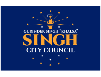 Singh for City Council logo design by schiena