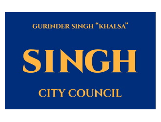 Singh for City Council logo design by schiena
