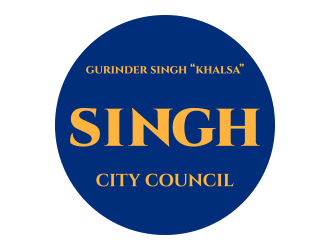 Singh for City Council logo design by schiena