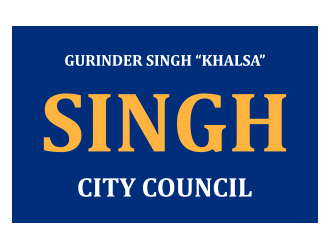 Singh for City Council logo design by schiena