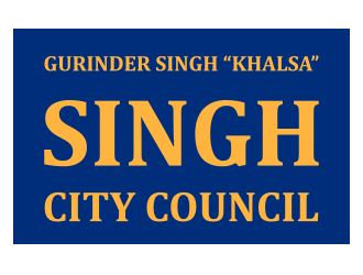 Singh for City Council logo design by schiena
