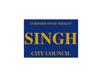 Singh for City Council logo design by coratcoret