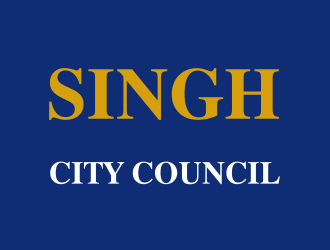 Singh for City Council logo design by coratcoret