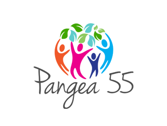 Pangea 55 logo design by chuckiey