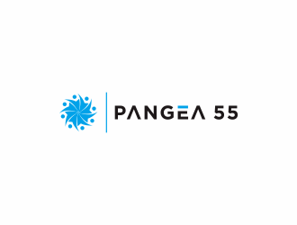 Pangea 55 logo design by hatori