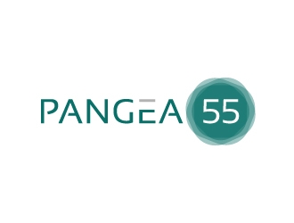 Pangea 55 logo design by akilis13