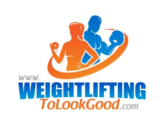 www.weightliftingtolookgood.com logo design by jaize