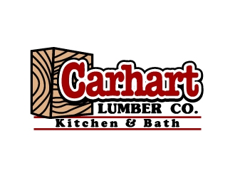 Carhart Lumber Co. - Need to add Kitchen & Bath to the original logo logo design by jaize