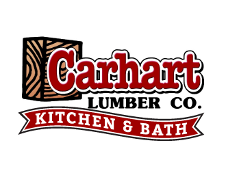Carhart Lumber Co. - Need to add Kitchen & Bath to the original logo logo design by dchris