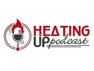 Heating Up (Podcast) logo design by DreamLogoDesign