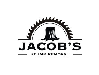 Jacob’s Stump Removal, LLC logo design by logolady