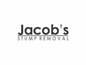Jacob’s Stump Removal, LLC logo design by giphone