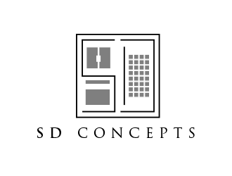 SD Concepts logo design by BeDesign