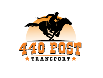 Pony Express Transport  logo design by logy_d