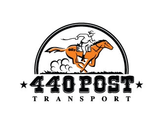 Pony Express Transport  logo design by daywalker
