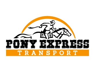 Pony Express Transport  logo design by jaize