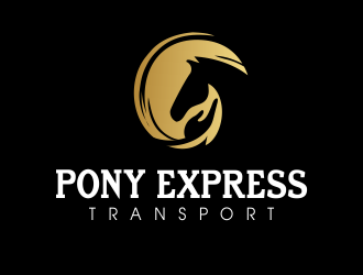 Pony Express Transport  logo design by JessicaLopes