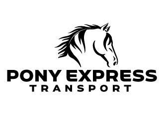 Pony Express Transport  logo design by ElonStark