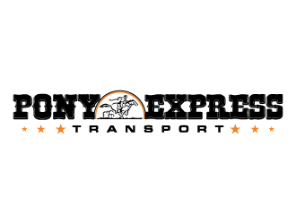 Pony Express Transport  logo design by torresace