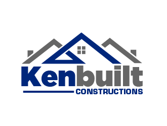 Kenbuilt Constructions logo design by THOR_