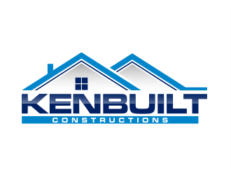 Kenbuilt Constructions logo design by evdesign