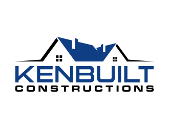 Kenbuilt Constructions logo design by lexipej