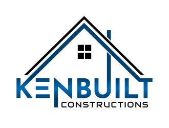 Kenbuilt Constructions logo design by thegoldensmaug