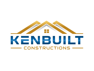 Kenbuilt Constructions logo design by thegoldensmaug