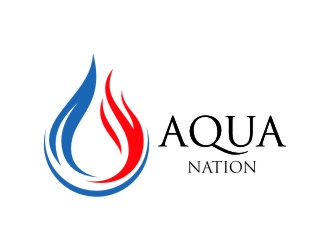 Aqua Nation  logo design by jetzu