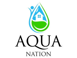 Aqua Nation  logo design by jetzu